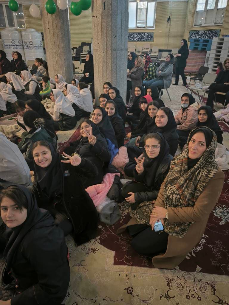 مراسم روز دختر در مسجد